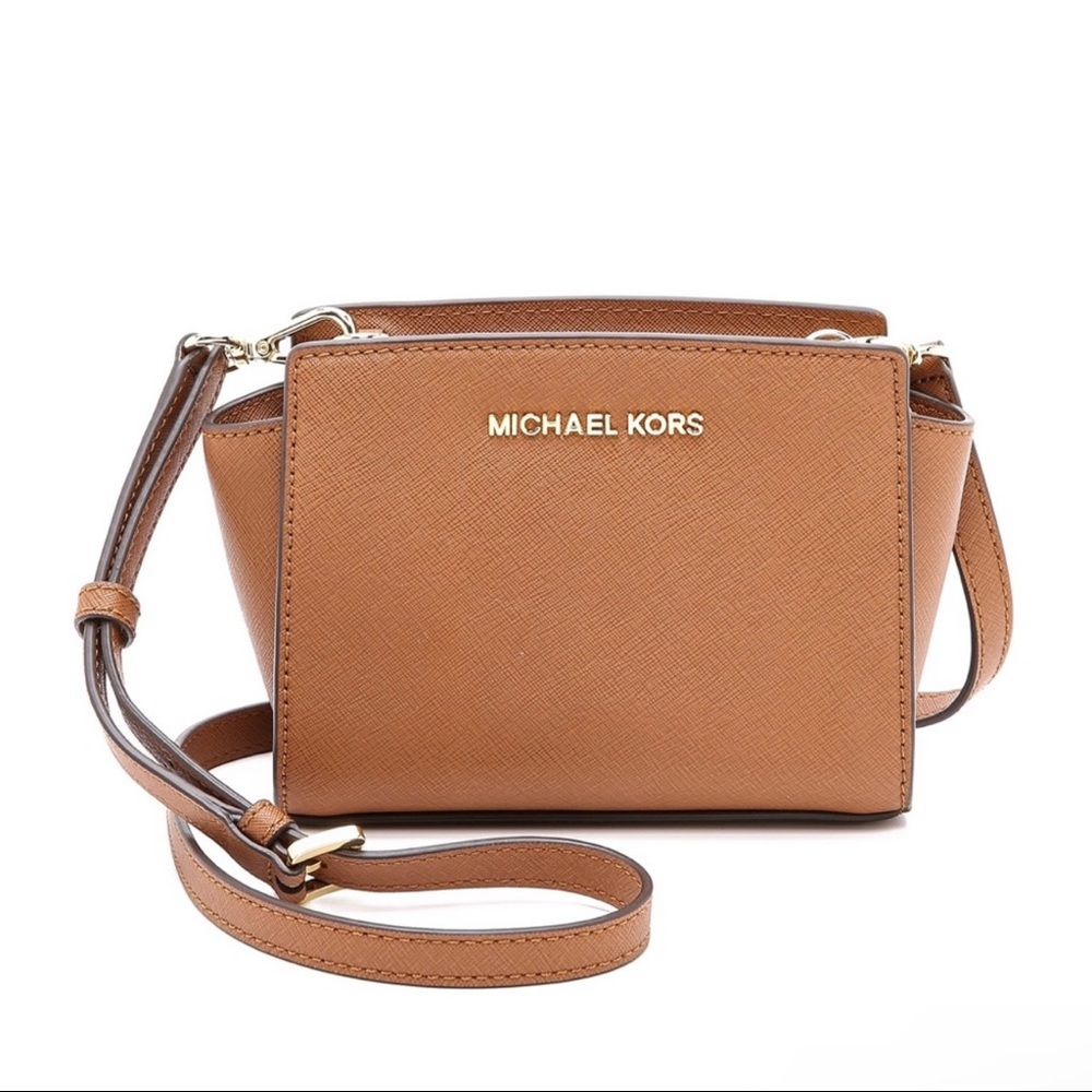 Michael Kors Selma Mini Saffiano Leather Crossbody